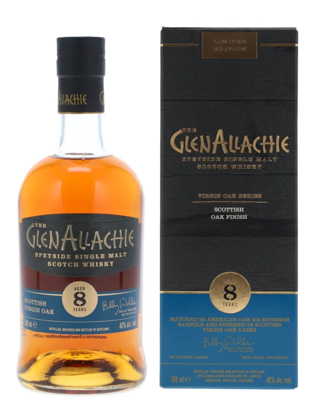 Glenallachie Scottish Virgin Oak 8 Years Speyside Single Malt Scotch Whisky 48° 70cl