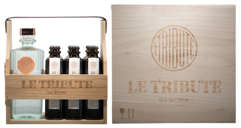 Le Tribute Geschenkpackung mit 6 Tonic & Le Tribute Gin 43° 70cl