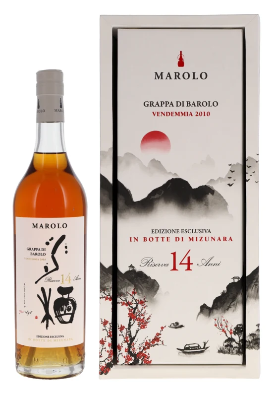 Marolo Grappa di Barolo 14 Anni 2010 Mizunara Riserva 48° 70cl