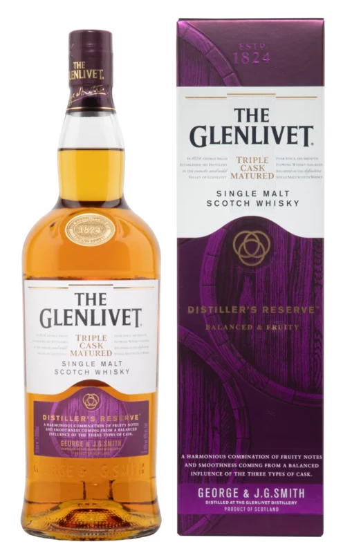 Glenlivet Triple Cask Matured Distillers Reserve Single Malt Scotch Whisky 40° 1l