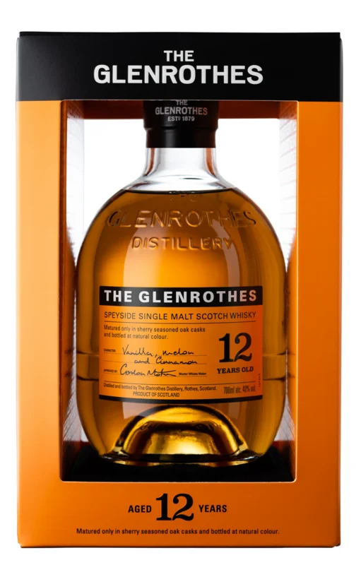 Glenrothes 12 Years Speyside Single Malt Scotch Whisky 40° 70cl