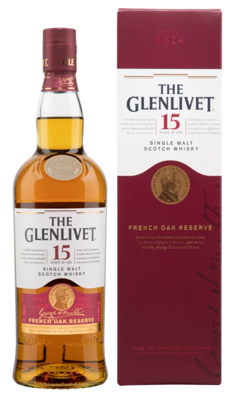 Glenlivet French Oak Reserve 15 Years Single Malt Scotch Whisky 40° 70cl
