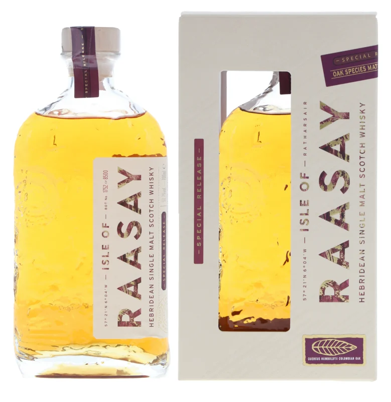 Isle of Raasay Virgin Colombian OAK Cask Fully Matured Peated Hebridean Single Cask Scotch Whisky 50.7° 70cl