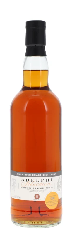 High Coast Adelphi First Fill Oloroso HHD 9 Years 2014 Swedish Single Malt Whisky 58.1° 70cl
