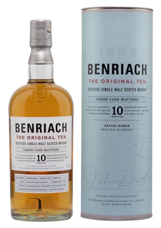 Benriach The Original Ten Three Cask Matured 10 Years Speyside Single Malt Scotch Whisky 43° 70cl