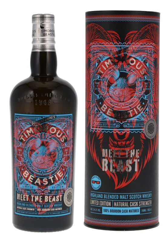 Douglas Laing Timorous Beastie Meet the Beast Years Highland Blended Malt Scotch Whisky 2023 54.3° 70cl
