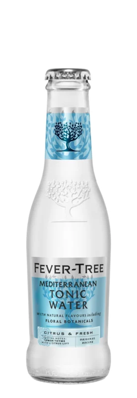 Fever-Tree Mediterranean Tonic Water Kohlensäurehaltiges Erfrischungsgetränk mit Chinin 20cl