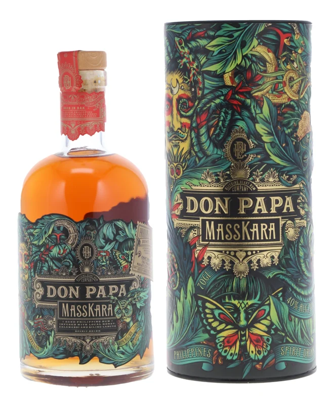 Don Papa Masskara Rum Based Spirit Drink 40° 70cl