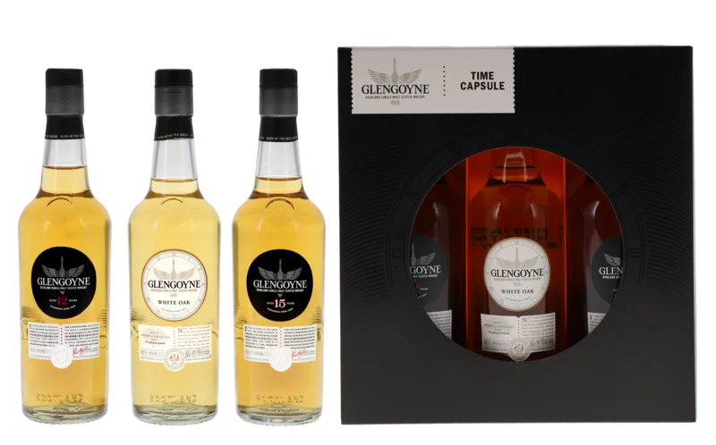 Glengoyne Time Capsule (12J, White Oak, 15J) 3x 20cl Single Malt Whisky 44.7° 60cl