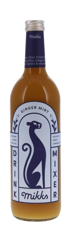 Mikks Ginger Mint Alkoholfreie Cocktailbasis 75cl