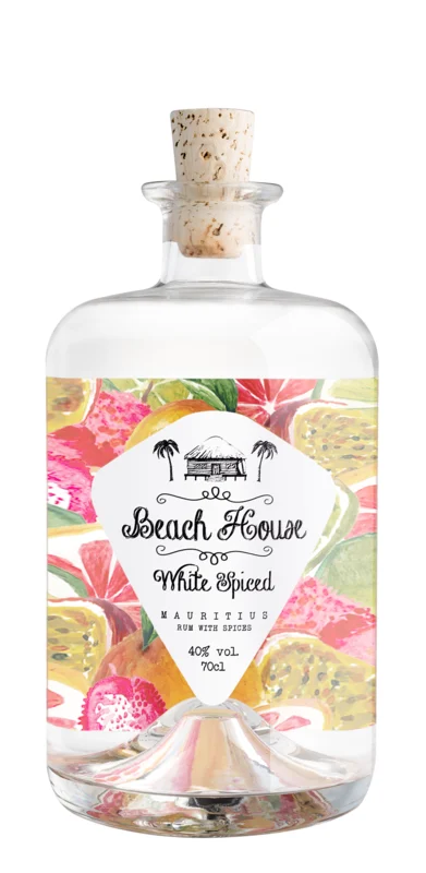 Beach House White Spiced Rum Based Spirit Drink 40° 70cl