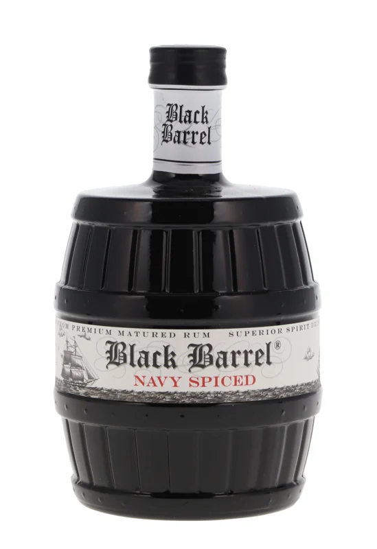 A.H. Riise Black Barrel Navy Spiced Rum Based Spirit Drink 40° 70cl