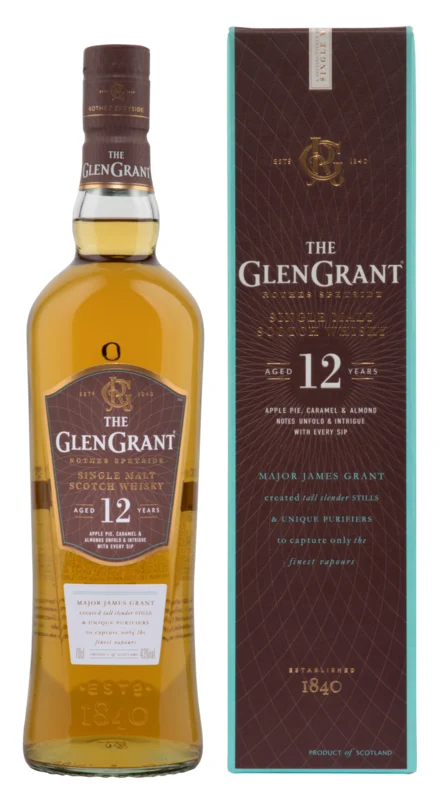 Glen Grant 12 Years Single Malt Scotch Whisky 43° 70cl