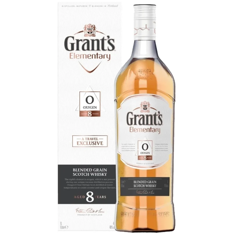 Grant's Elementary Oxygen 8 Years Blended Grain Whisky 40° 1l