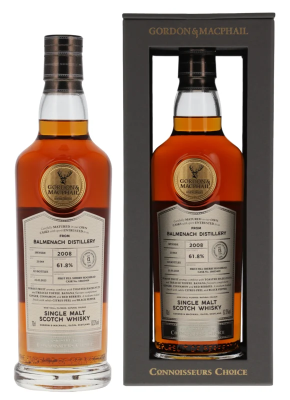 Balmenach Gordon & MacPhail Connoisseurs Choice Years 2008 Single Malt Whisky 61.8° 70cl