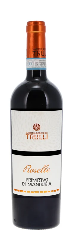 Masseria Borgo dei Trulli Roselle 2024 Primitivo di Manduria DOP 14° 75cl