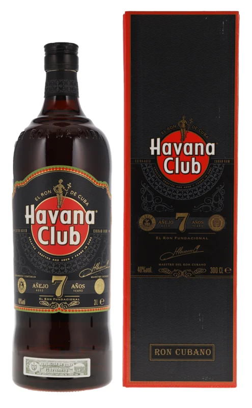 Havana Club Añejo 7 Años El Ron de Cuba 40° 3l