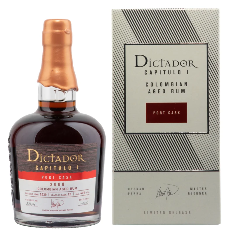 Dictador Capitulo I Port Cask 20 Years 2000 Colombian Aged Rum 2020 43° 70cl