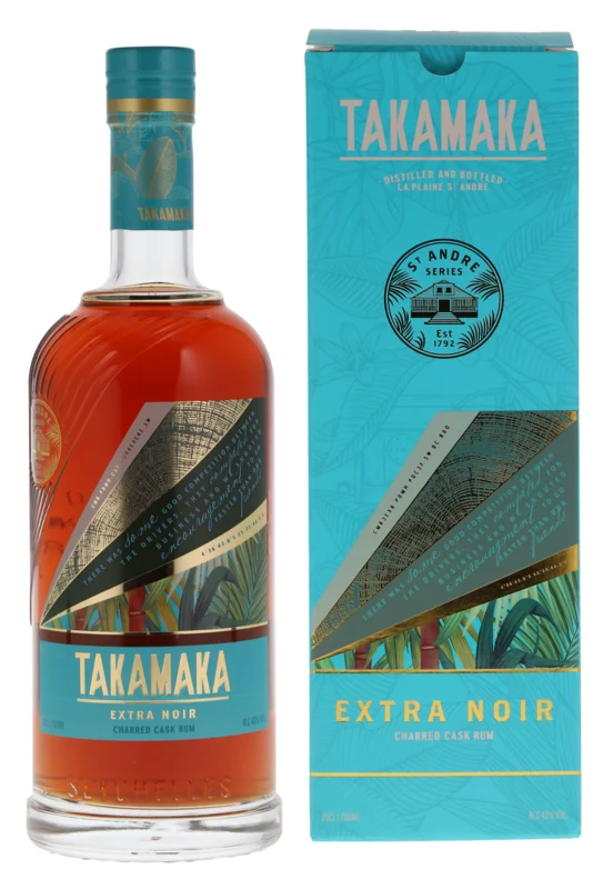Takamaka Extra Noir Rum 43° 70cl