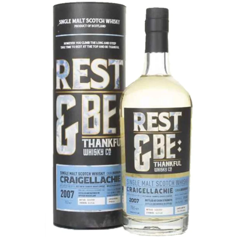 Craigellachie Rest & Be Thankful 12 Years 2007 Single Malt Scotch Whisky 2020 54.6° 70cl