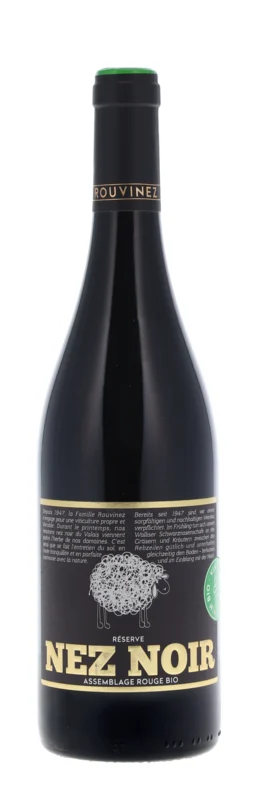 Domaine Rouvinez Nez Noir Reserve rouge 2022 Valais AOC BIO 13.5° 75cl
