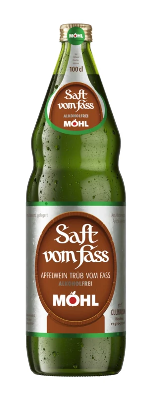 Möhl Saft vom Fass trüb alkoholfrei HA 12x MW 1l