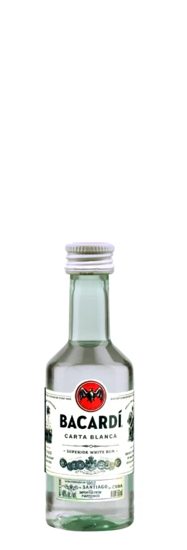 Bacardi Carta Blanca EU Rum 40° 5cl