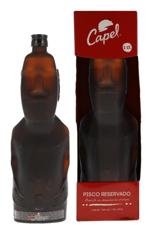 Capel Reservado Moai Statue Pisco 40° 1l