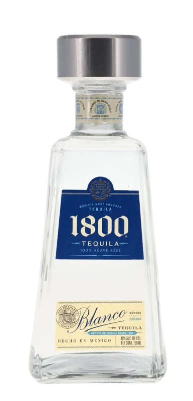 1800 Silver 100% Agave Azul Tequila 40° 75cl