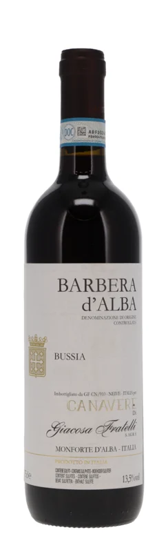 Fratelli Giacosa Bussia 2023 Barbera d'Alba DOC 13.5° 75cl