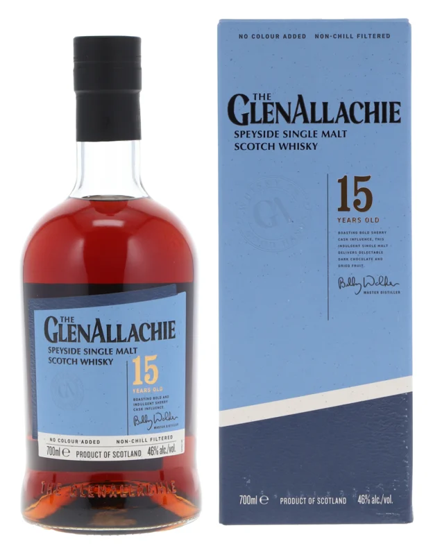 Glenallachie 15 Years Speyside Single Malt Scotch Whisky 46° 70cl