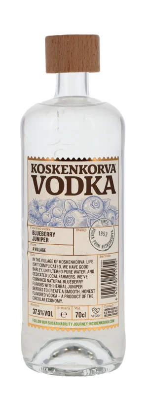 Koskenkorva Blueberry Juniper Vodka 37.5° 70cl