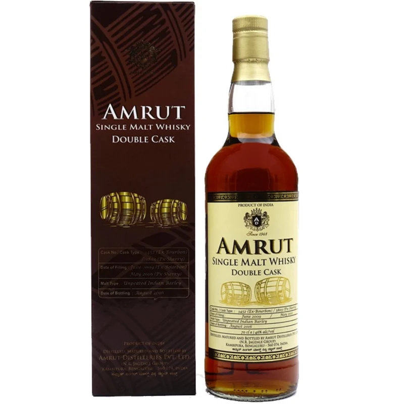 Amrut Double Cask 3452/3803 2009 Single Malt 2016 46° 70cl