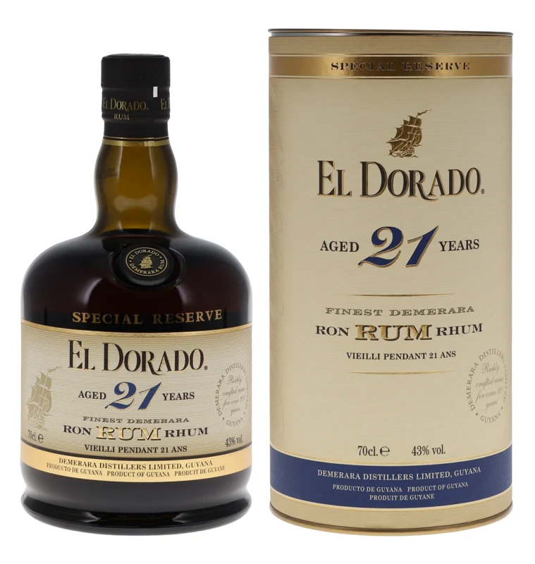 El Dorado 21 Years Demerara Rum 43° 70cl