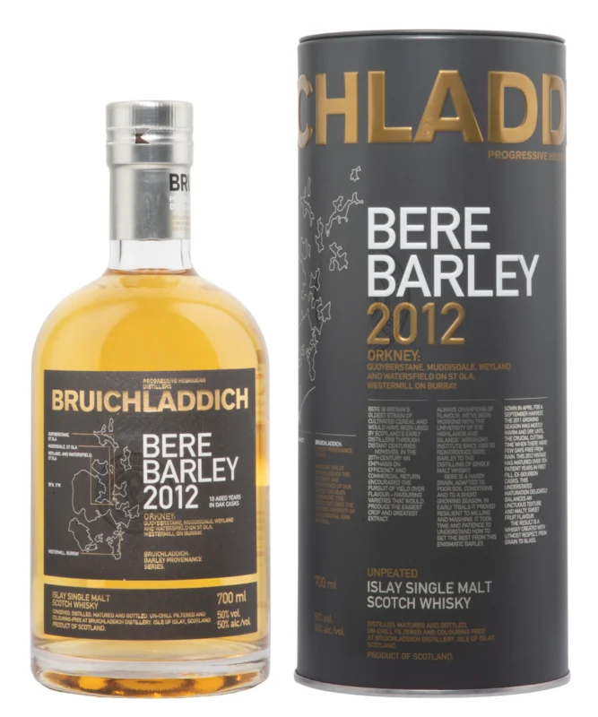 Bruichladdich Bere Barley 2012 10 Years 2012 Islay Single Malt Scotch Whisky 50° 70cl