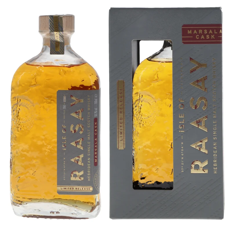 Isle of Raasay Marsala Cask Limited Release Lightly Peated Hebridean Single Malt Scotch Whisky 50.7° 70cl