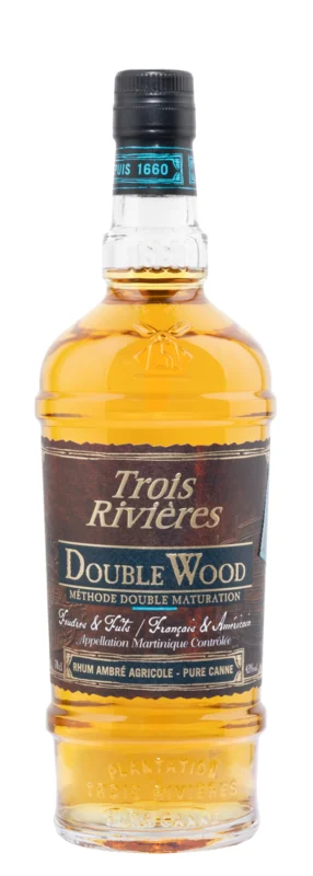 Trois Rivières Double Wood Rhum Ambré Agricole 43° 70cl