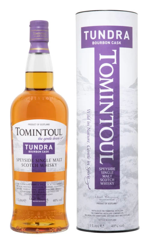 Tomintoul Tundra Bourbon Cask Speyside Single Malt Scotch 40° 1l