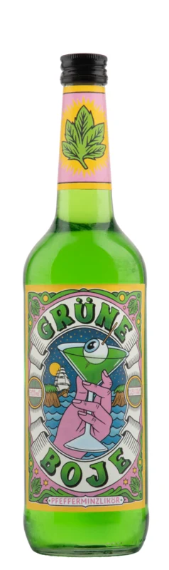 Partisan Grüne Boje Pfefferminzlikör 18° 70cl