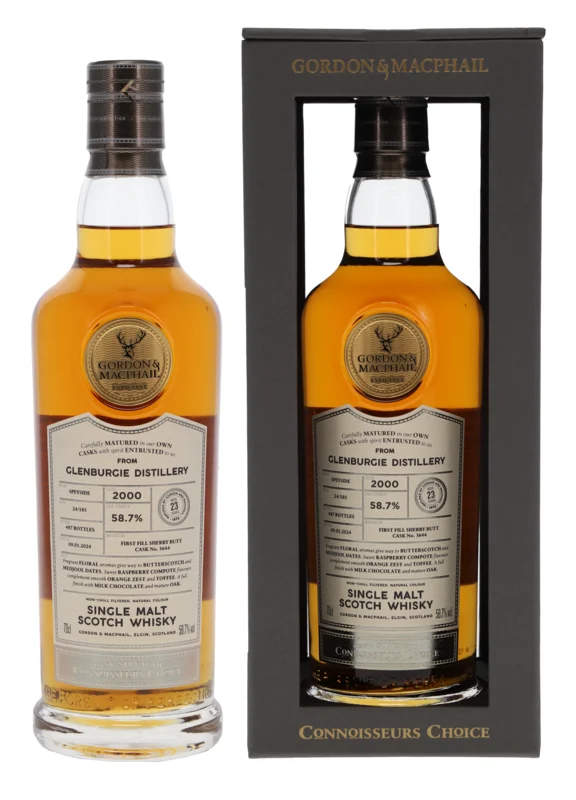 Glenburgie Gordon & Macphail Connoisseurs Choice Years 2000 Single Malt Whisky 58.7° 70cl