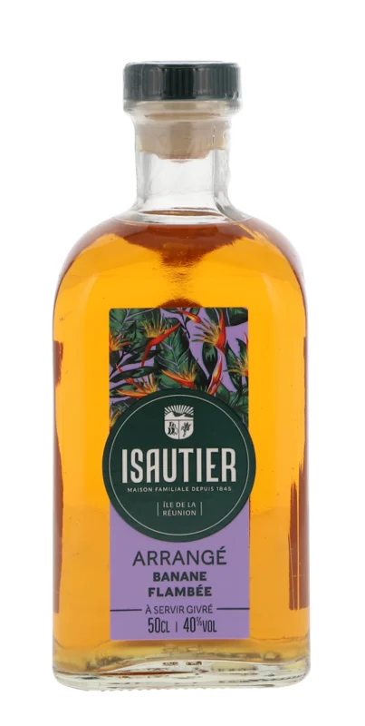 Isautier Banane Flambée Rhum Arrangé 40° 50cl