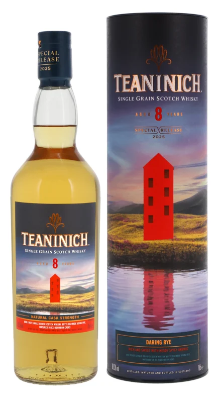 Teaninich Special Release 2025 Daring Rye 8 Years Single Malt Whisky 60.3° 70cl