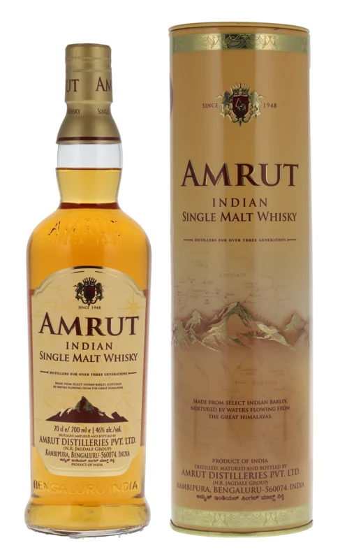 Amrut Single Malt Whisky 46° 70cl