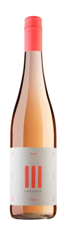 Drei Freunde Rosé 2024 Rheinhessen QbA Halbtrocken 11° 75cl