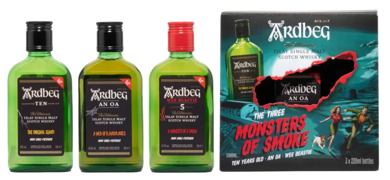 Ardbeg The Three Monsters of Smoke 3 x 20cl Single Malt Whisky 46.7° 60cl