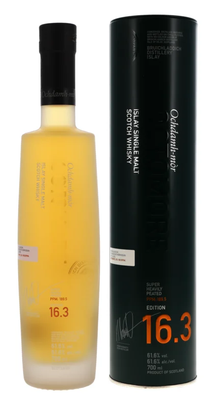 Bruichladdich Octomore 16.3 5 Years Islay Single Malt Scotch Whisky 61.6° 70cl
