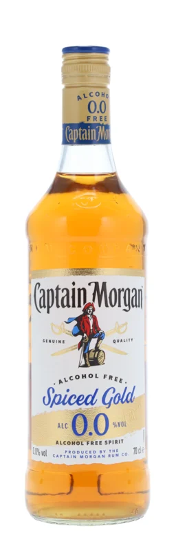 Captain Morgan Original Spiced Gold Alkoholfrei 0.0% Rum Based Spirit Drink 70cl