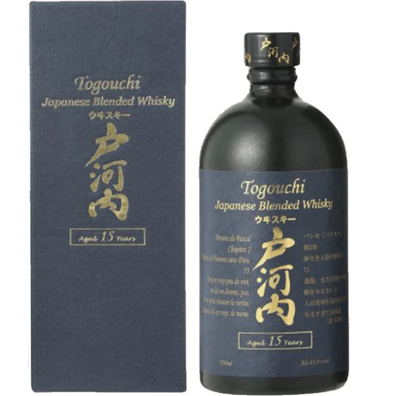 Togouchi 15 Years Japanese Blended Whisky 43.8° 70cl