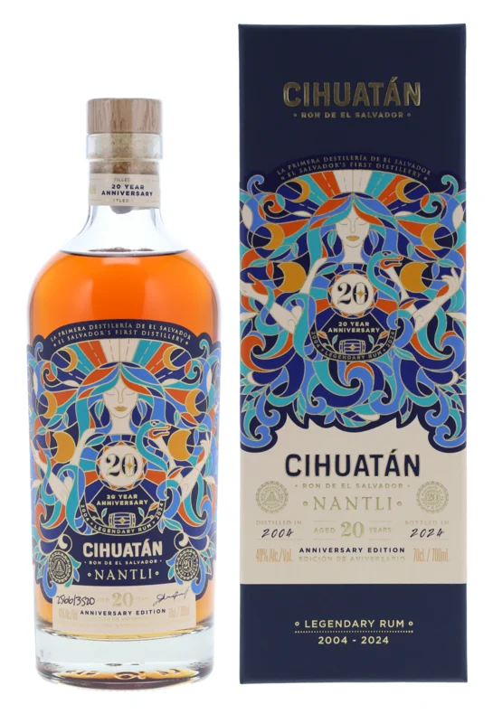 Cihuatán Nantli 20th Anniversary Limited Edition 20 Years 2004 Ron 2024 40° 70cl