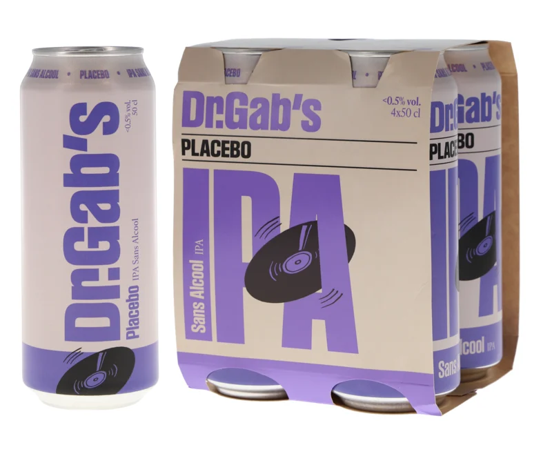 Docteur Gab's Placebo IPA Alkoholfrei 4x DO 0.5° 50cl